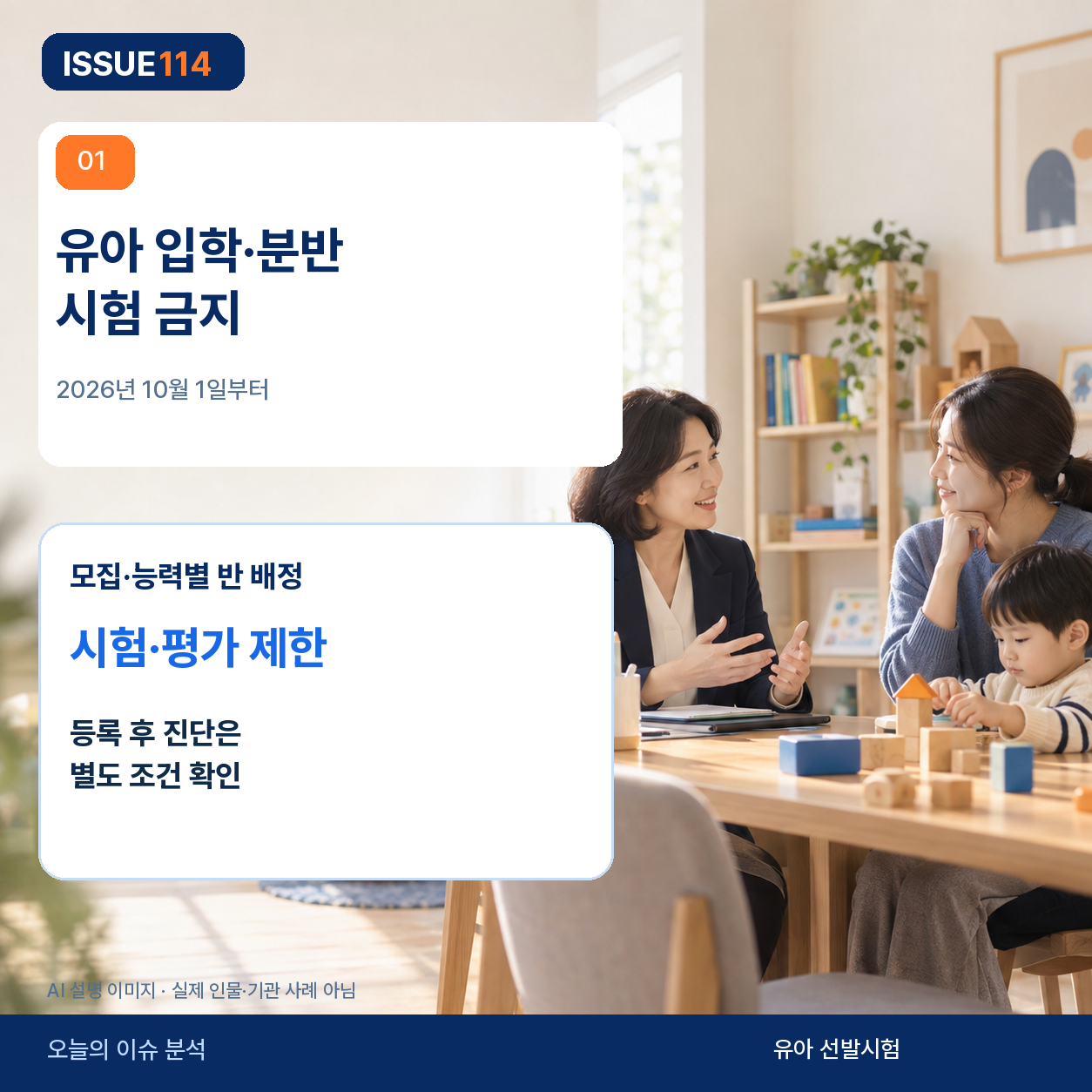 유아 선발시험, 무엇이 바뀔까