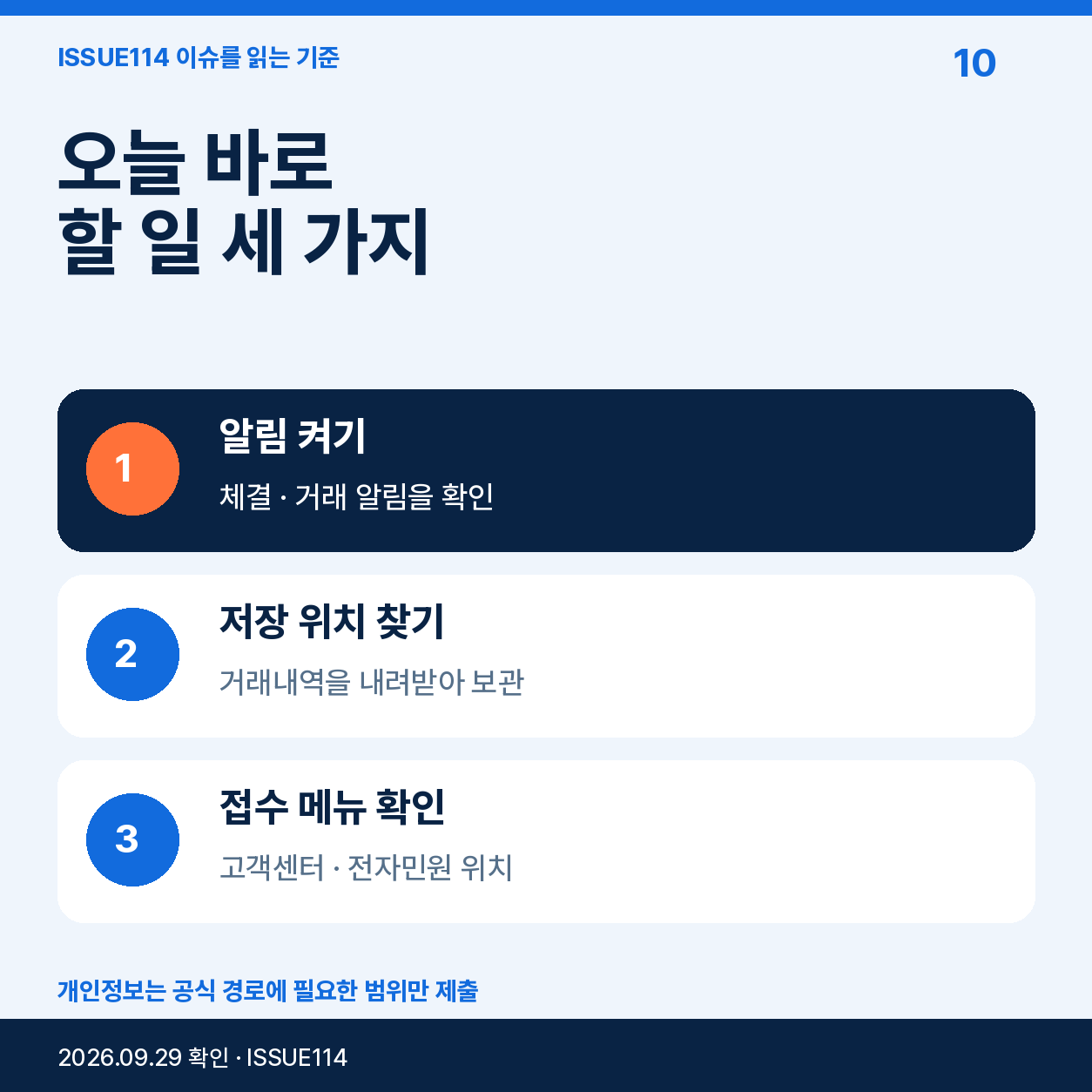 오늘 바로 할 투자 기록 점검 세 가지