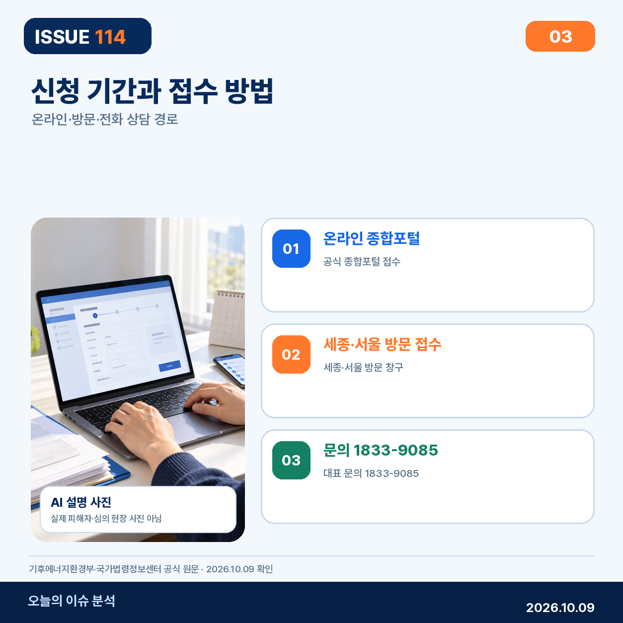 2. 신청 기간과 접수 방법